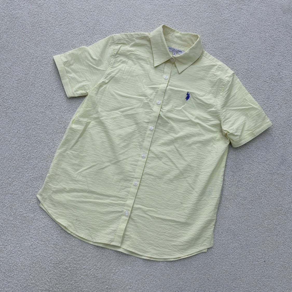 S US폴로 여성 시어서커 반팔 셔츠 0416E 상품이미지1