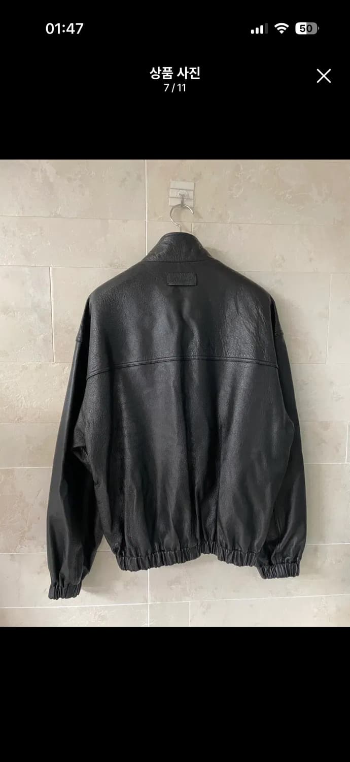 리본빛 Caden Leather Jacket 상품이미지7