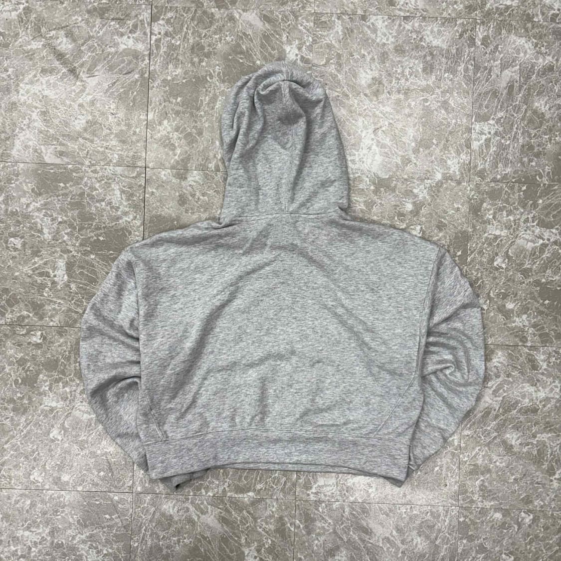 아디다스 연그레이 세미크롭 걸즈 스웨트셔츠 후드티(S) 상품이미지2