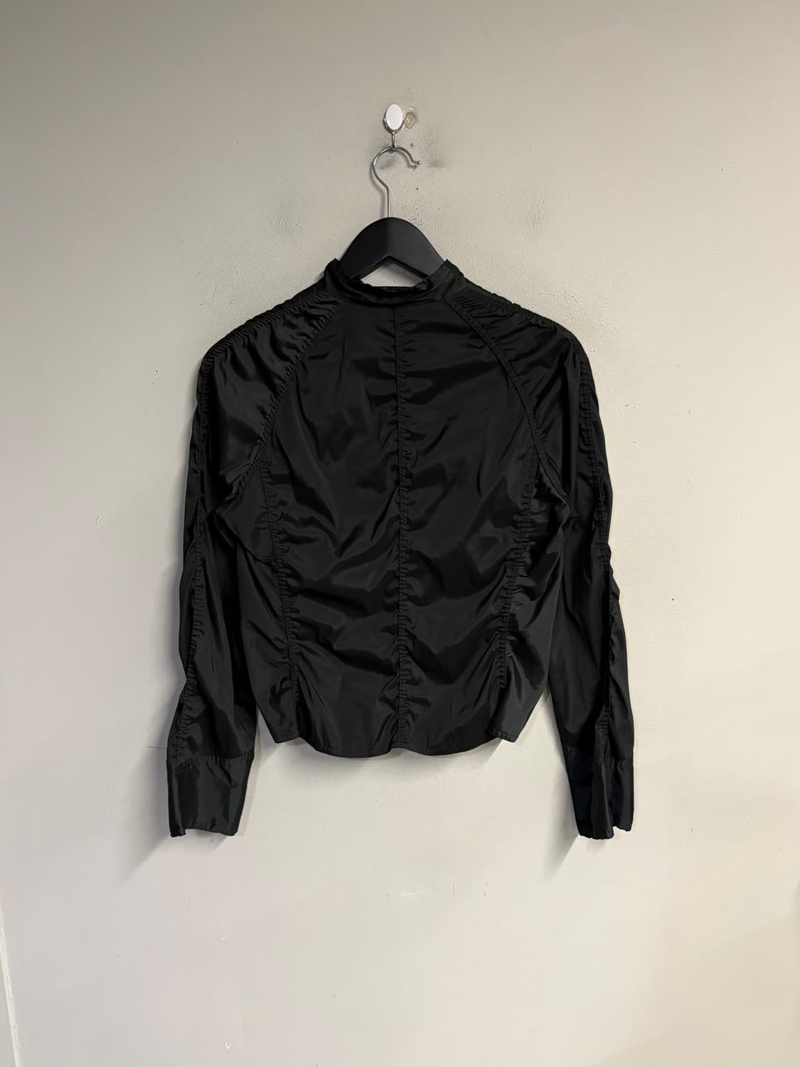 HIROKO KOSHINO shirring satin jacket  상품이미지5