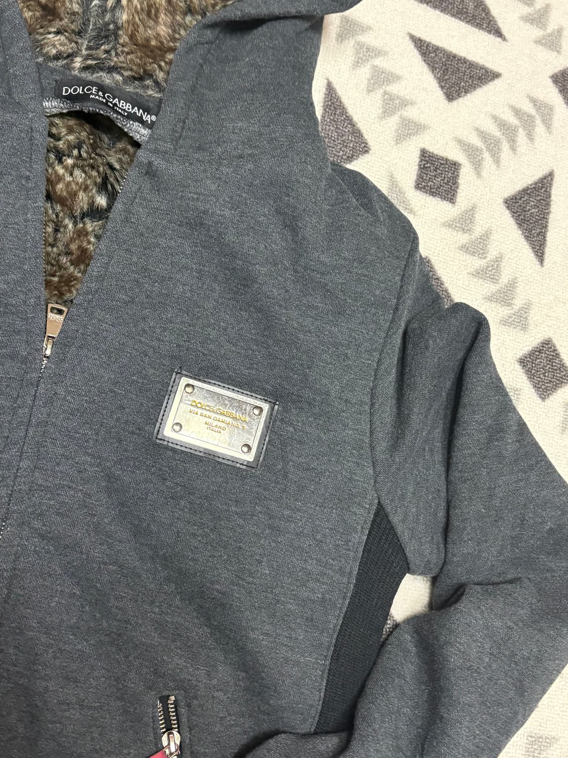 돌체앤가바나 울프조 퍼 후드자켓 상품이미지2