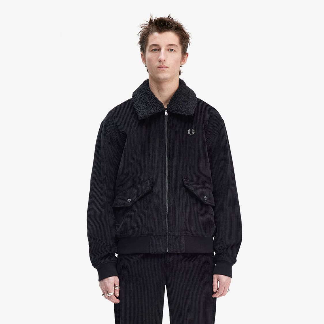 (L) 프레드페리 코듀로이 봄버자켓 fred perry 상품이미지1