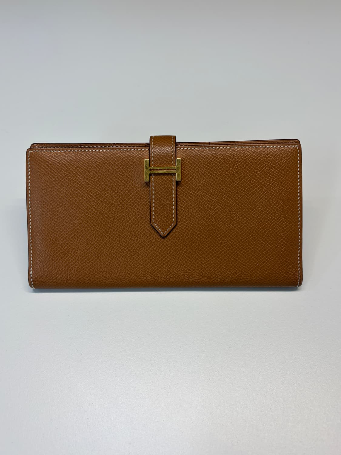 에르메스 베안 장지갑 골드 금장 D각인 상품이미지1