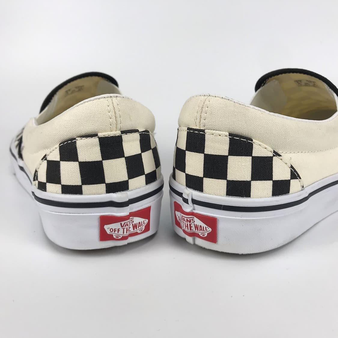 반스 아이보리 체커보드 슬립온 신발 남성265 상품이미지5