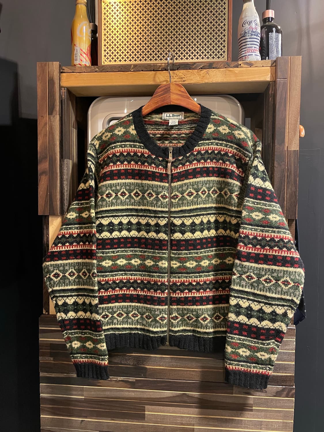 엘엘빈 니트집업 상품이미지1