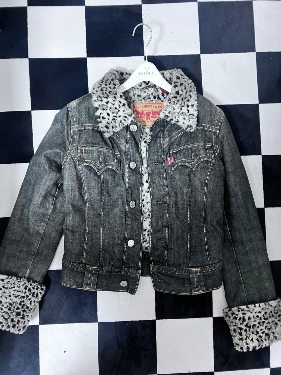 리바이스 타입 1 레오파드 쉐르파 데님 자켓(Levi's Type-1 L 상품이미지2