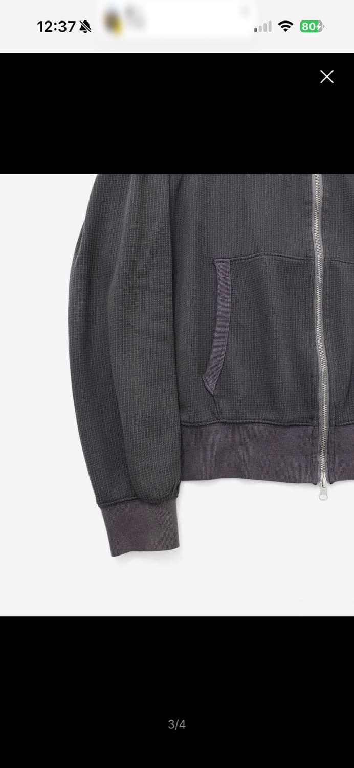 999휴머니티 AV 블리치드 후드집업 차콜 2(m) 상품이미지7