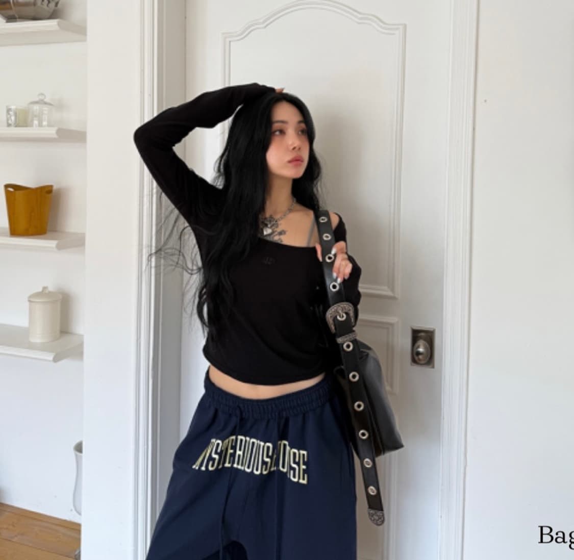 더미스테리어스호텔 린넨 스퀘어 탑 상품이미지4