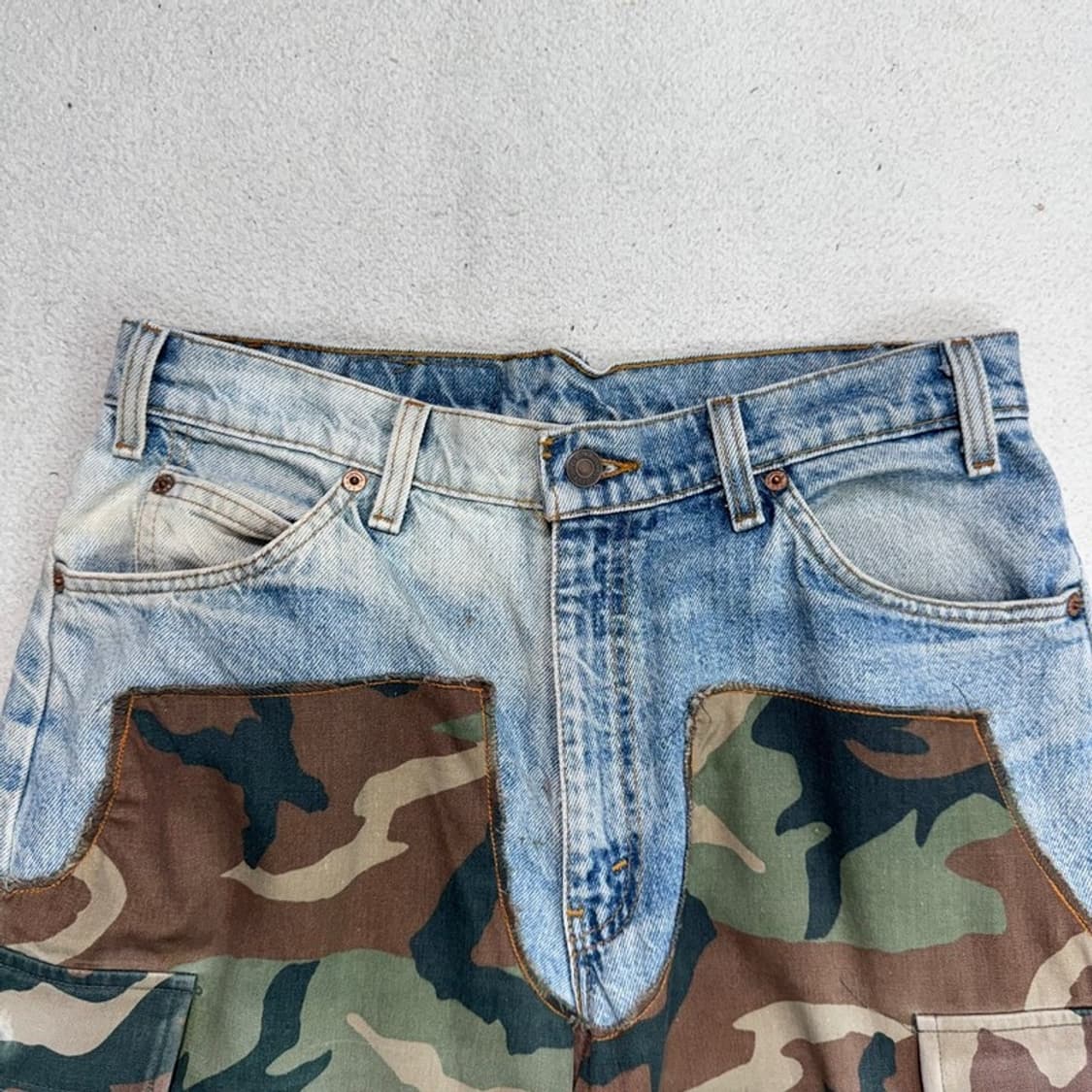 LEVI'S 커스텀 밀리터리 데님 팬츠 W33 L30 상품이미지2