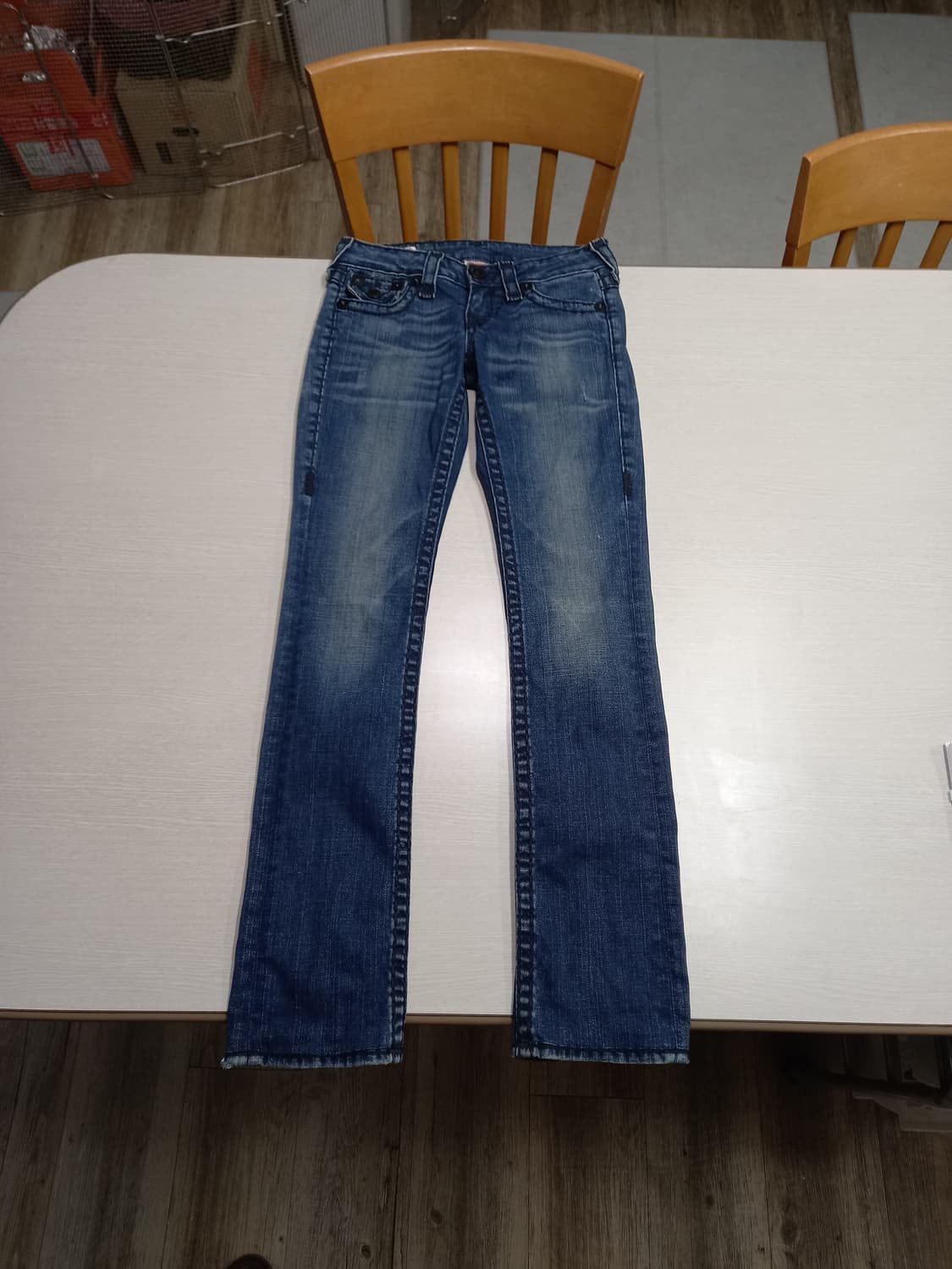 25 트루릴리젼 USA 골반 스판 약부츠컷 진청 25-290 상품이미지1