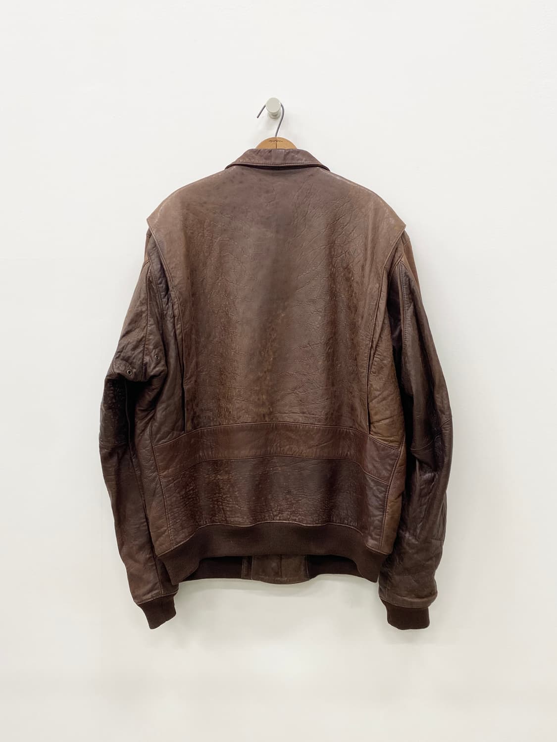80‘s 골든베어 레더 봄버 자켓 상품이미지2