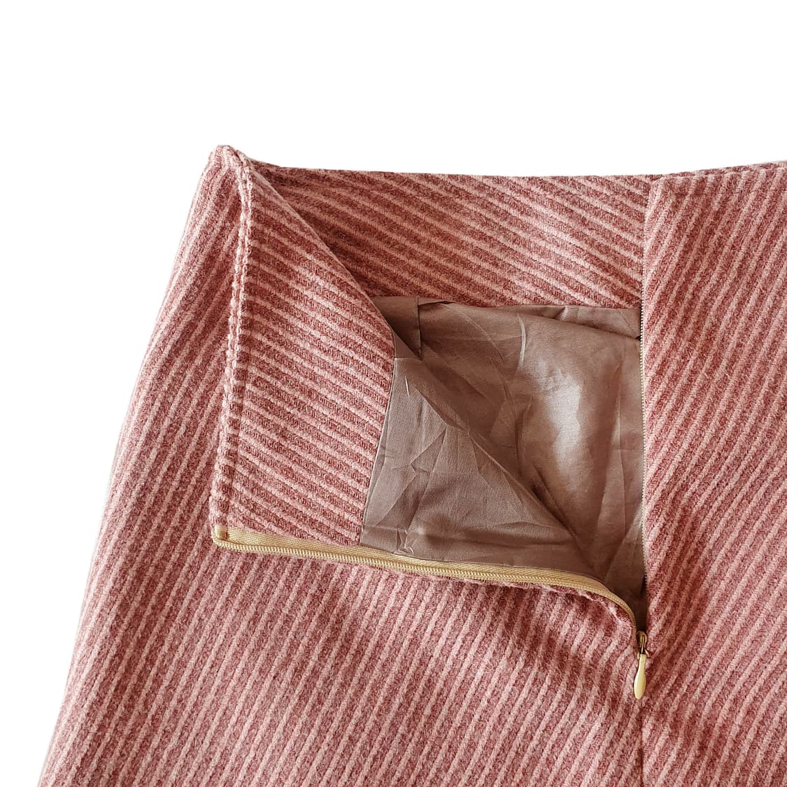 빈티지 코사주 반 플리츠 미디 스커트 상품이미지5