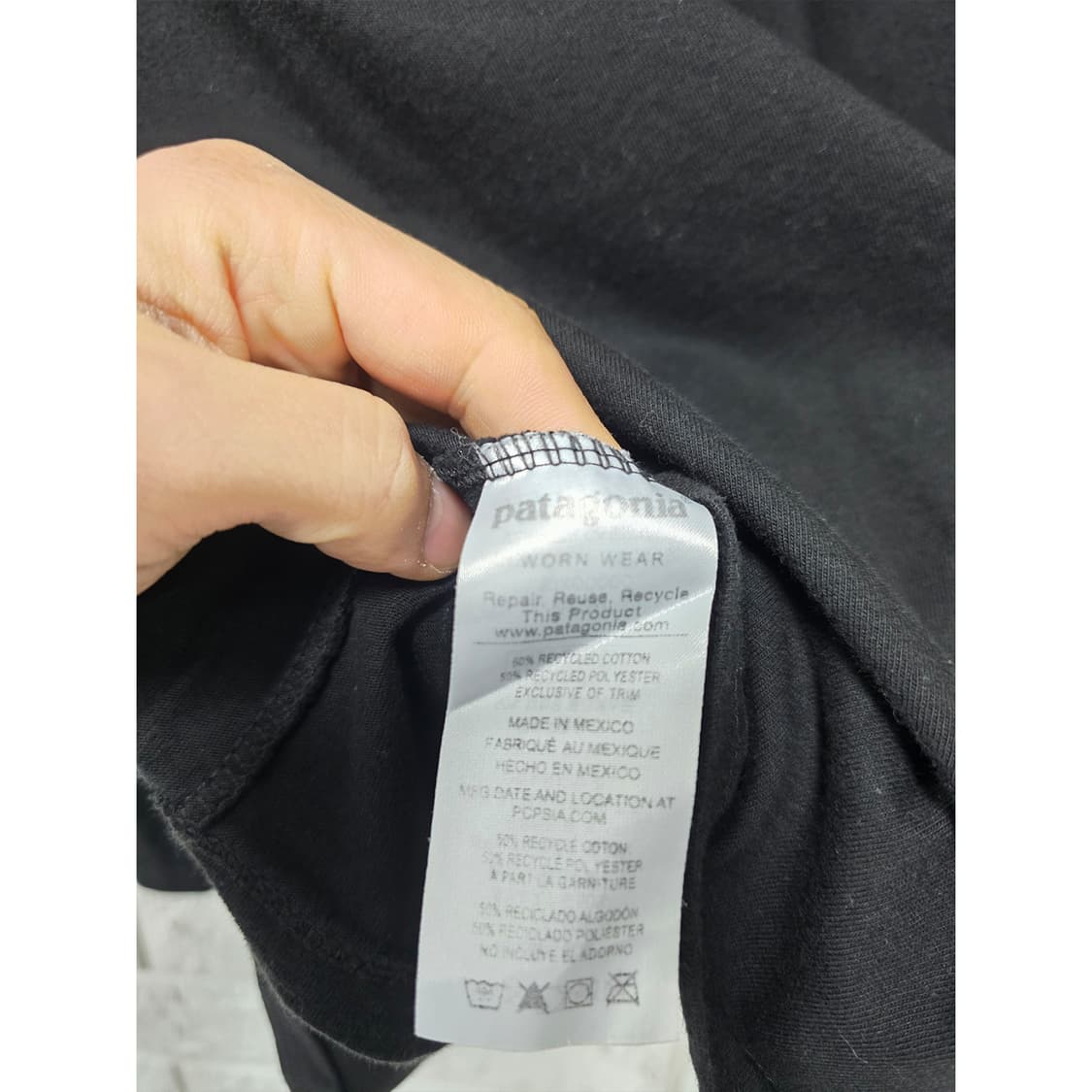 택포) 파타고니아 긴팔 티셔츠 L 블랙 상품이미지3