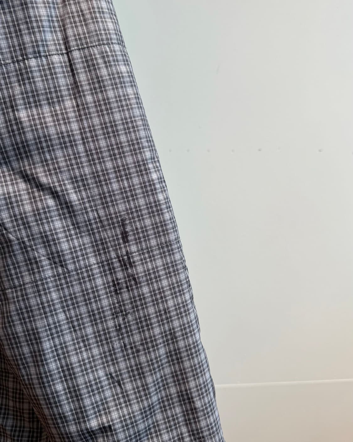 스투시 그레이 체크 리버시블 패딩 점퍼  상품이미지6