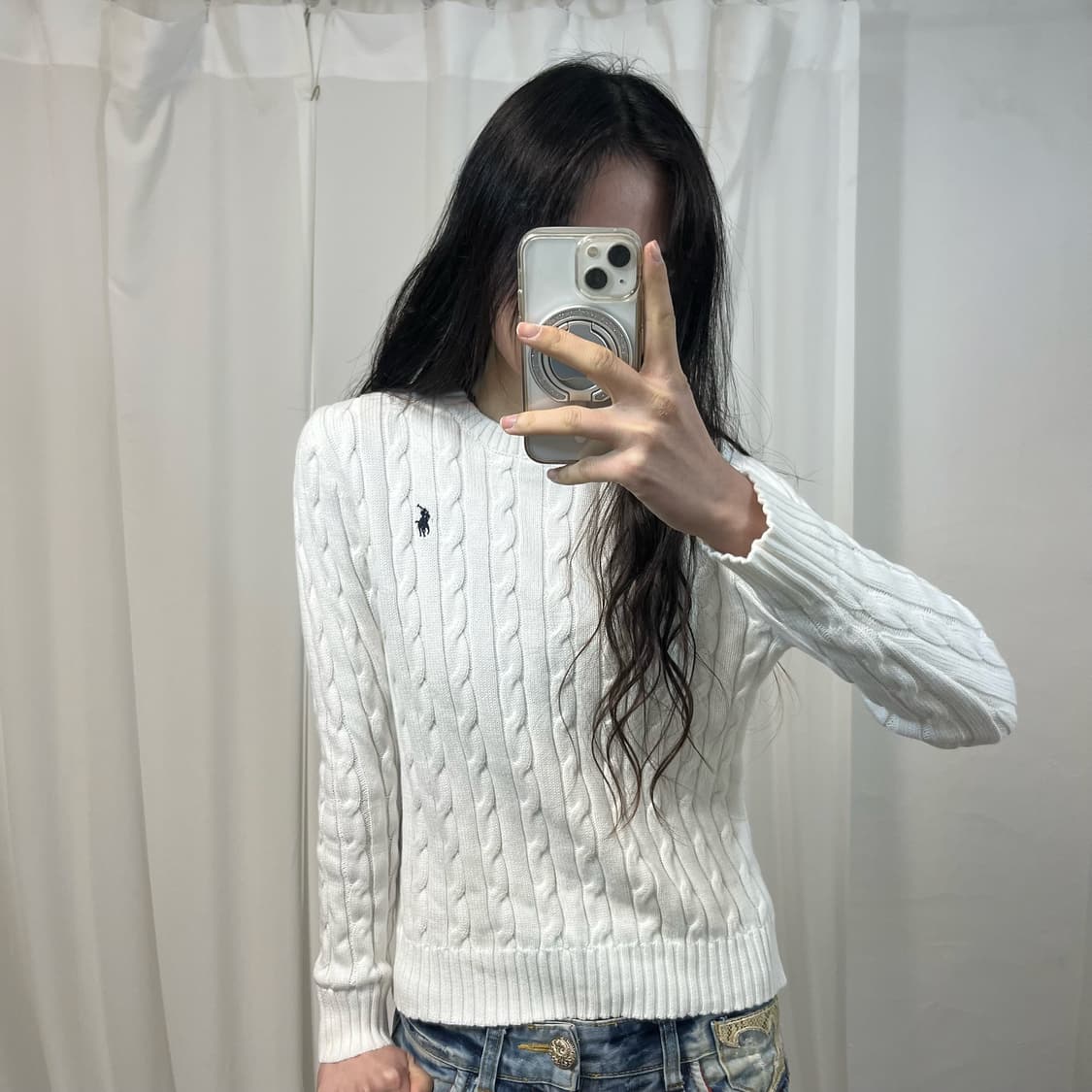 Polo Ralph Lauren White Knit 상품이미지1