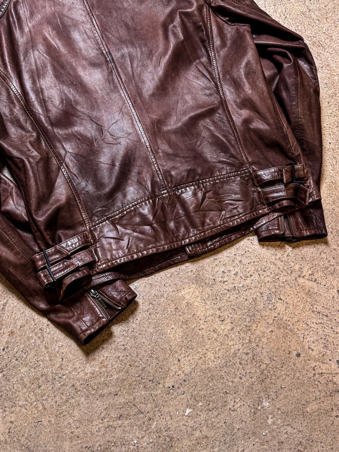 BREMA – Quilted Leather Racing Jacket 상품이미지8