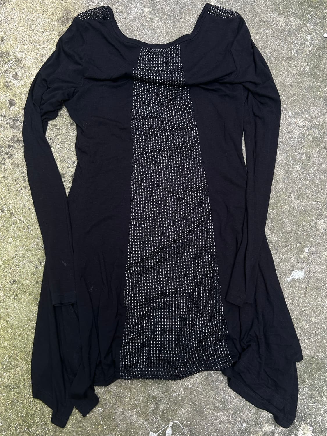 2000s egoist Y2K 큐빅 디테일 롱 슬리브 상품이미지3