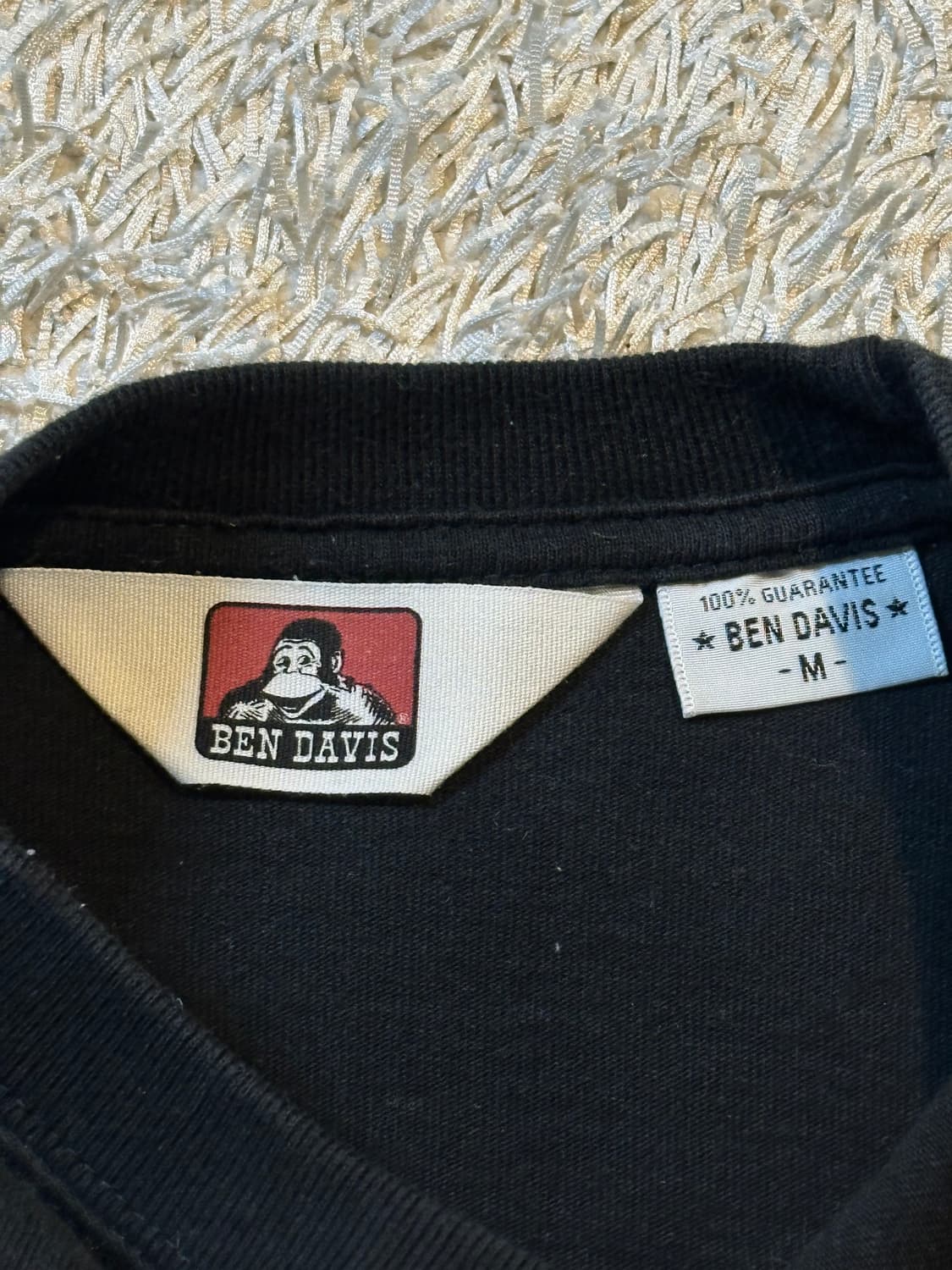 벤데이비스 BEN DAVIS 백프린팅 롱슬리브 블랙 상품이미지6