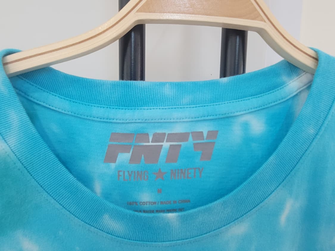 플라잉나인티 FNTY 타이다이 오버핏 티셔츠 M사이즈 블루 상품이미지2