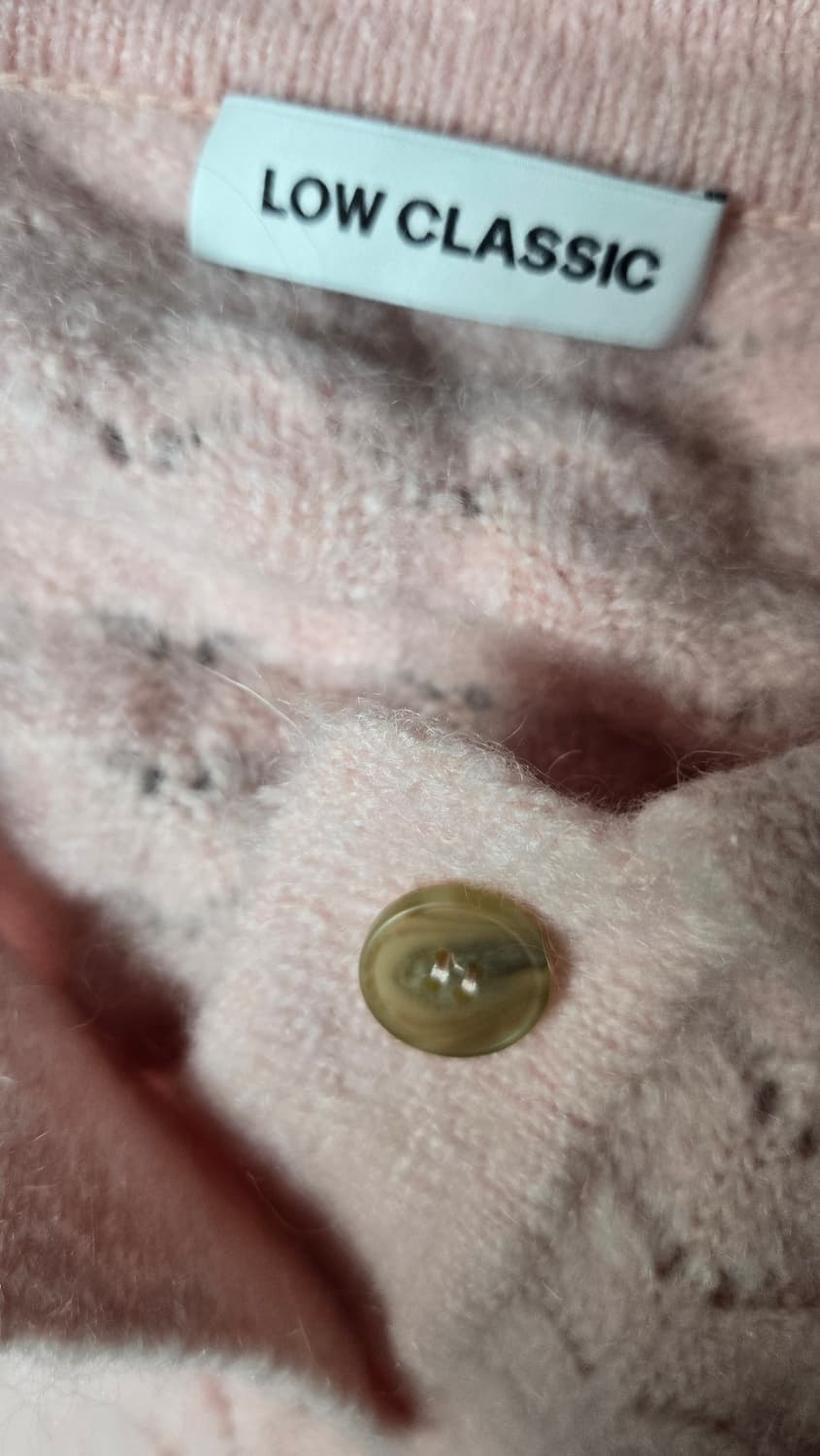 새상품)로우 클래식 핑크반팔니트 상품이미지6