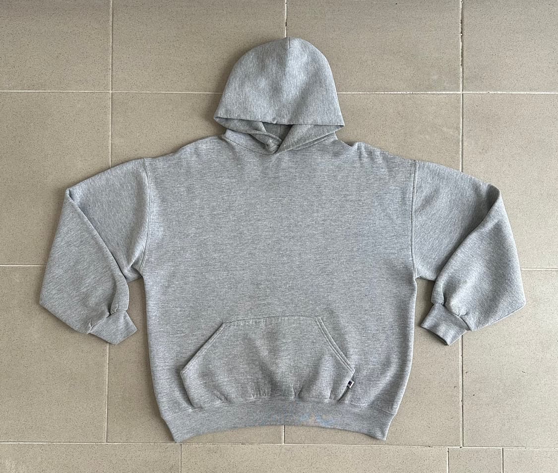 90s 빈티지 러셀 후드 그레이 XL USA 상품이미지1