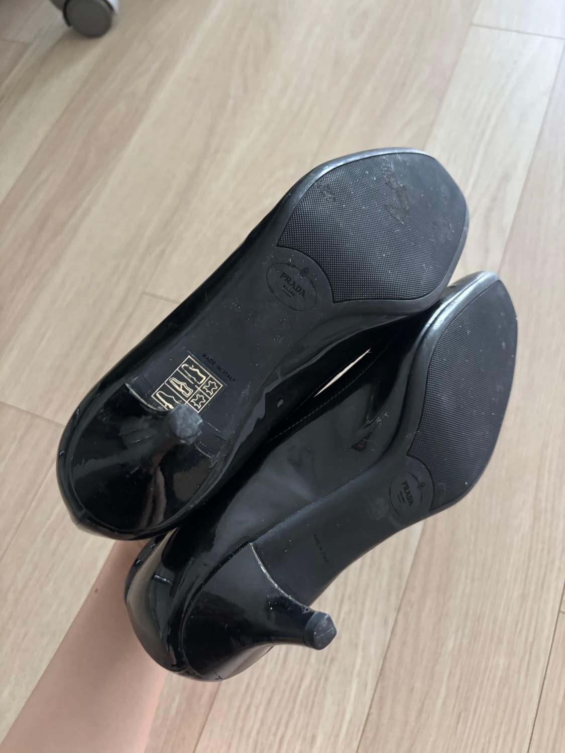 프라다 블랙 구두 240 상품이미지5