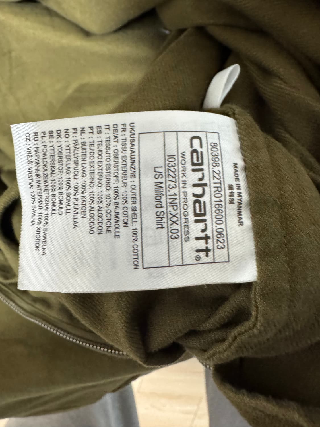 칼하트 밀포드 셔츠 상품이미지5