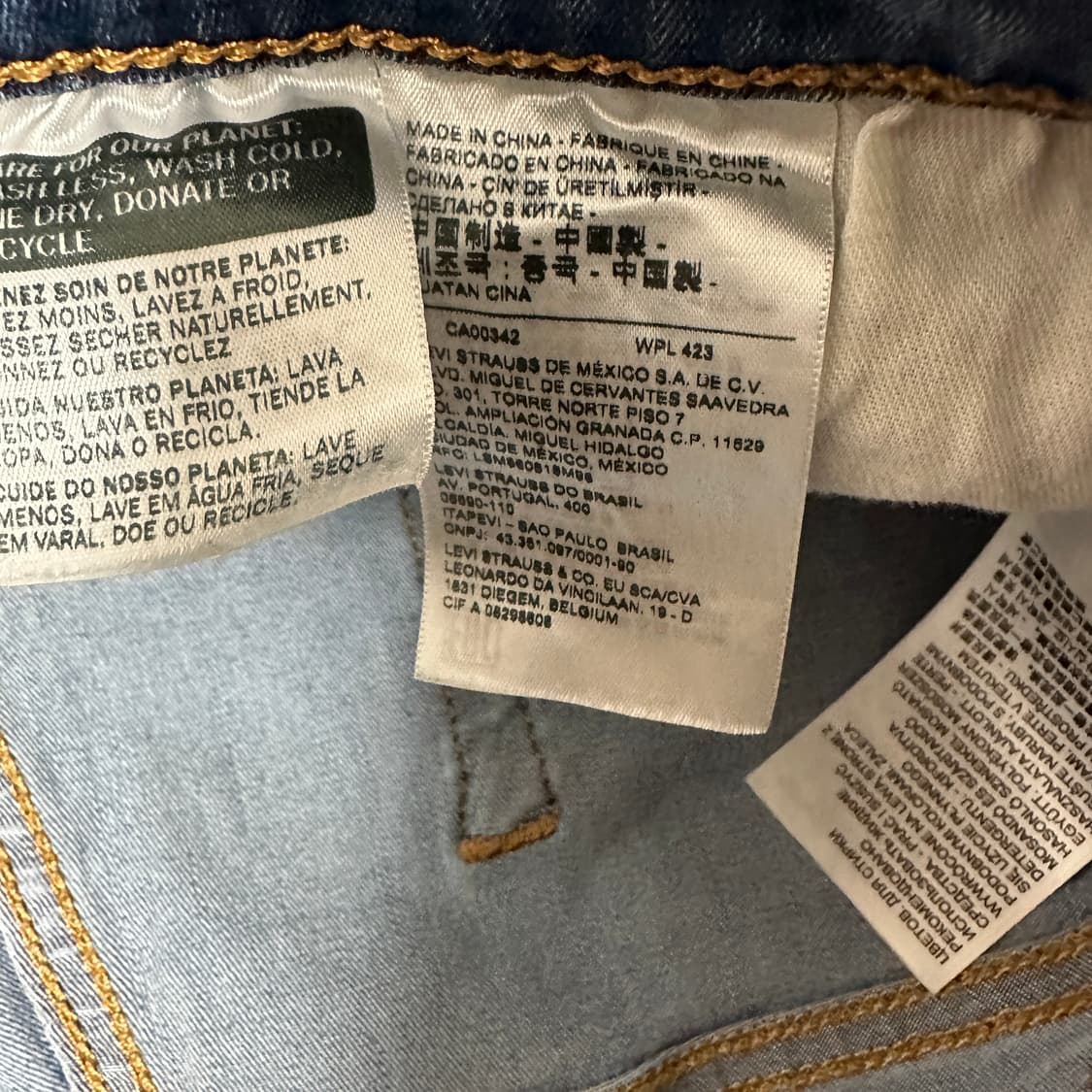 리바이스 502 테이퍼드 핏 34x32 상품이미지7