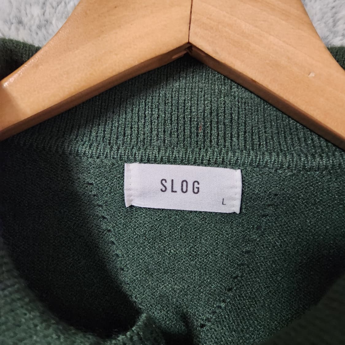 H633 [L] SLOG 남성 니트 카라 티셔츠 상품이미지2