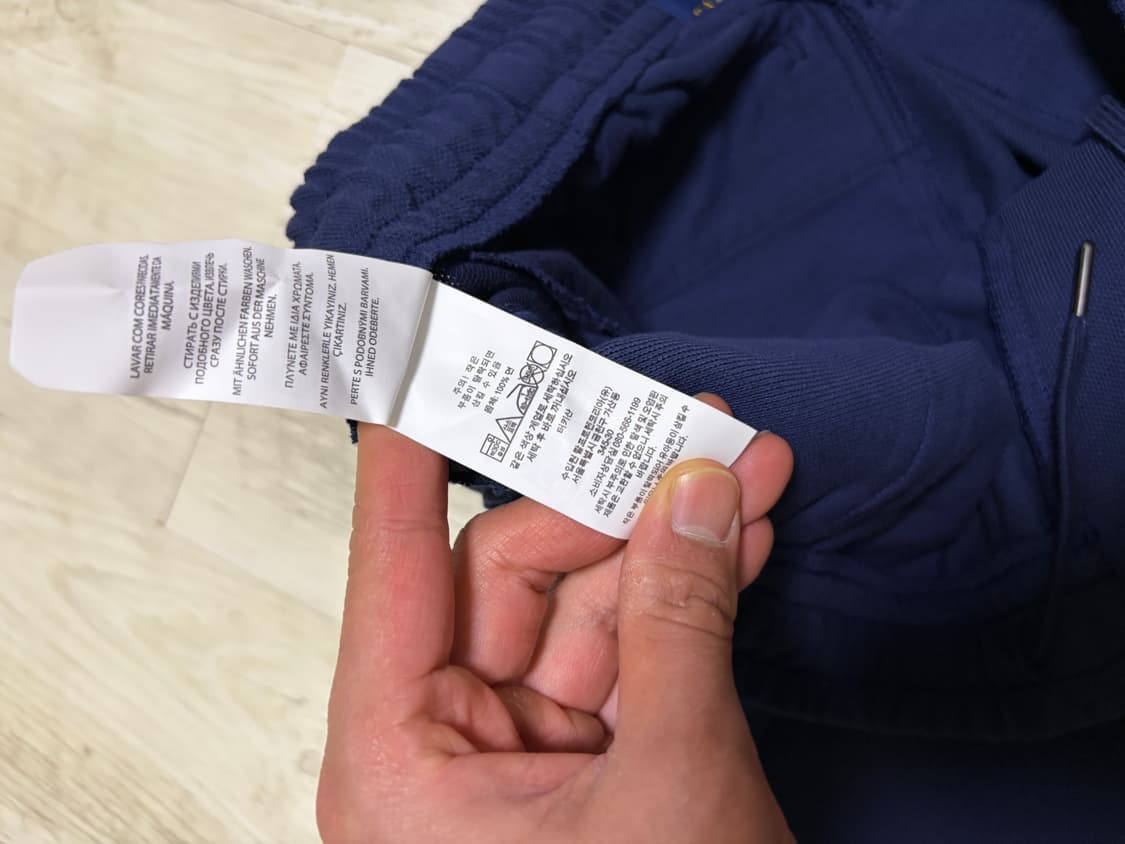 [M]폴로 랄프로렌 네이비 반바지 새상품 상품이미지4