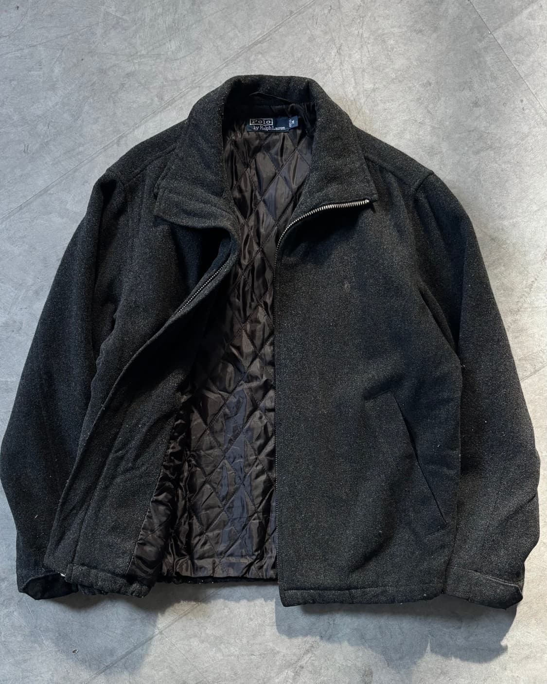 Polo 폴로 랄프로렌 차콜컬러 울 헤링턴 자켓  상품이미지1