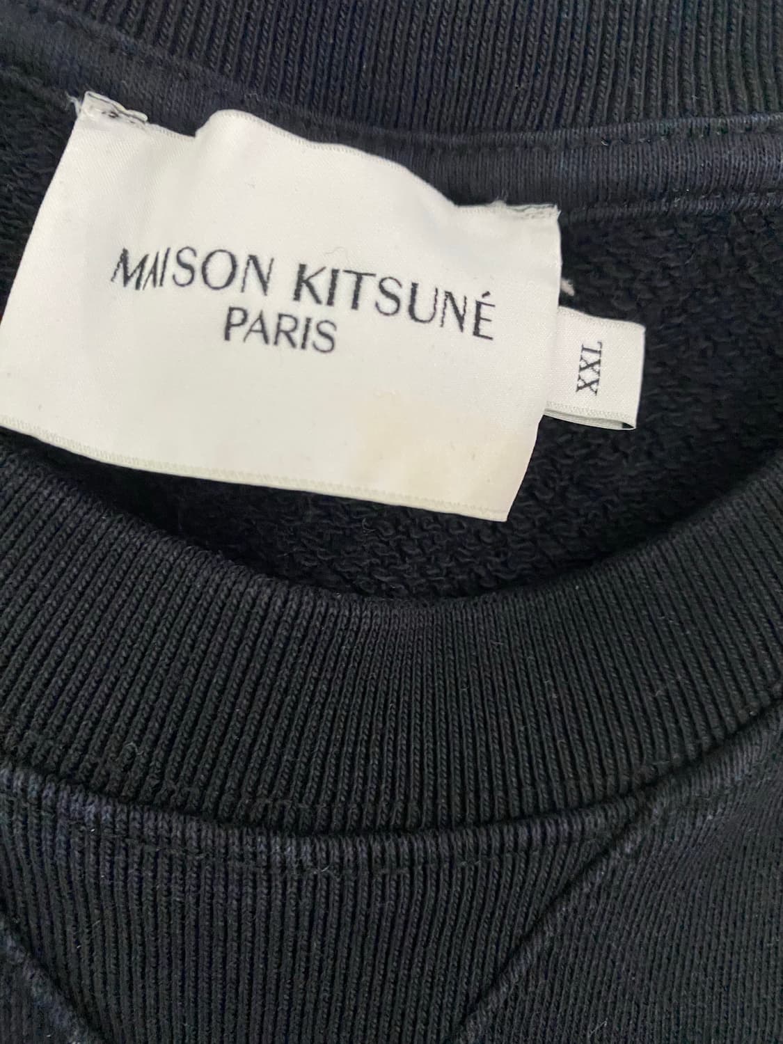 메종키즈네 블랙맨투맨 상품이미지6