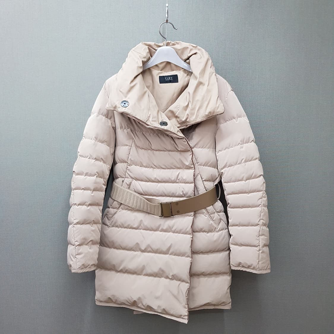 한섬 타임 구스 벨티드 패딩 82-94-160사이즈 상품이미지1