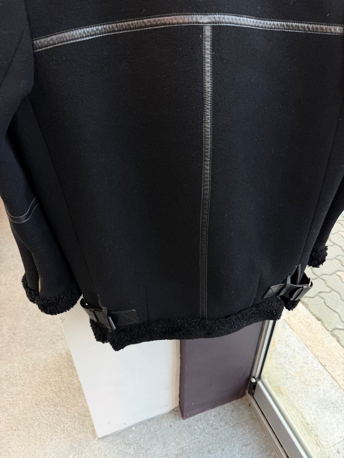 .82/ 시스템 리얼레더 무스탕 패딩 코트 상품이미지8