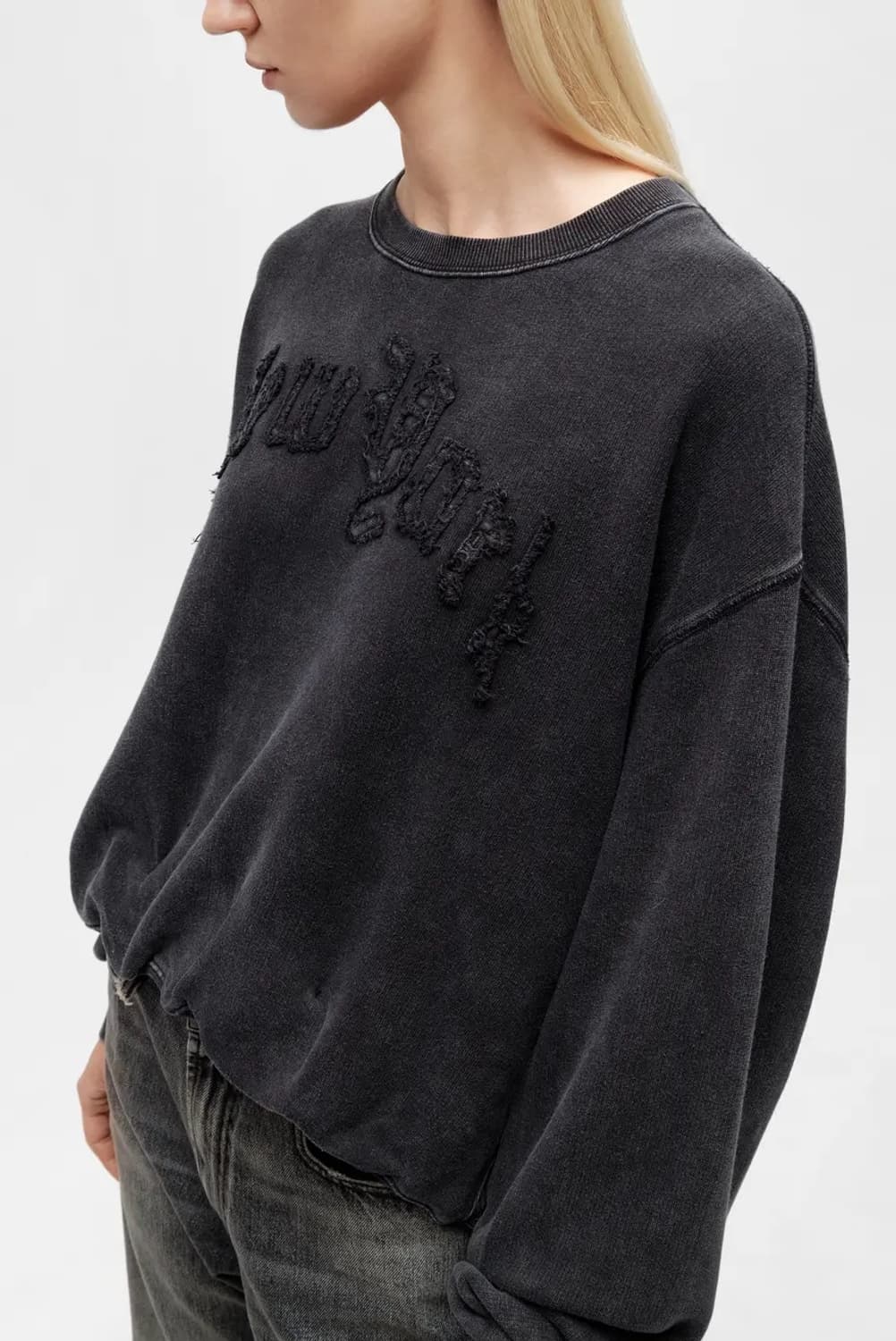 [XS,S,M,L]알써틴 R13 벌룬 워싱 스웨트셔츠 상품이미지4