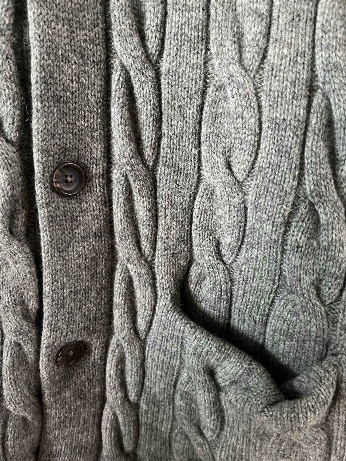 폴로 랄프로렌 숄카라 케이블 니트 가디건 상품이미지6