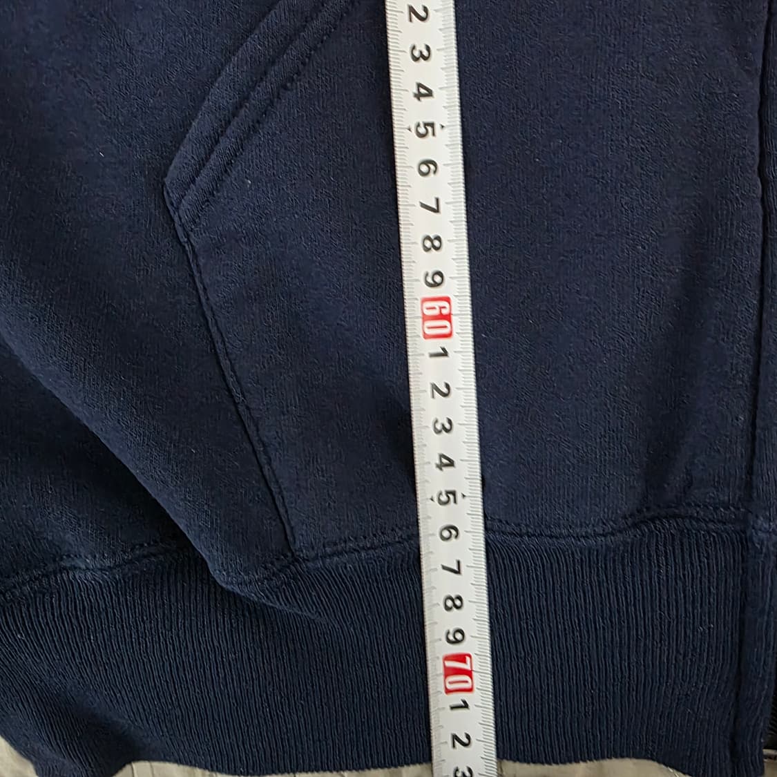 [XXL] 90s USA 빈티지 러셀 애슬레틱 후드집업 네이비 굿컨디션 상품이미지7