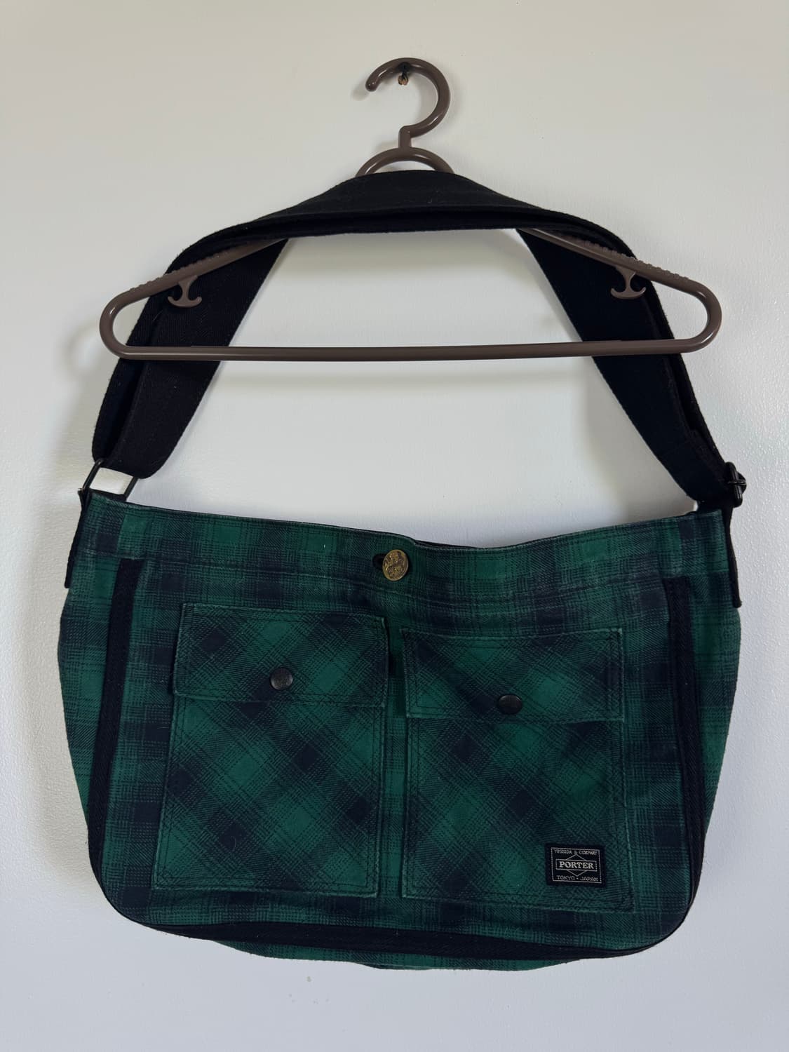 요시다포터 타탄체크 크로스백 상품이미지1