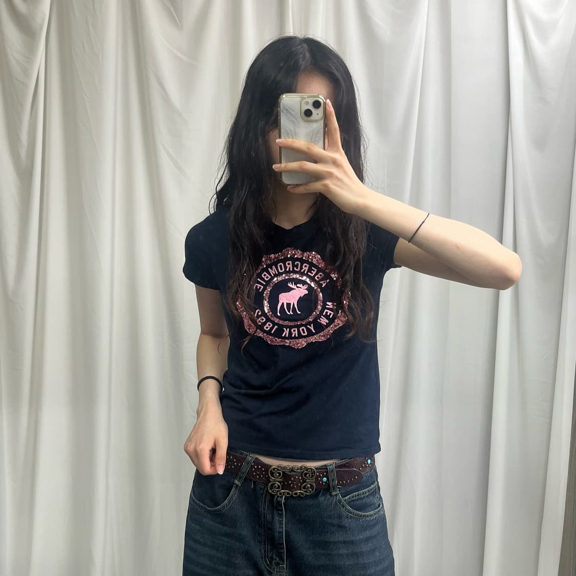 Abercrombie navy T-shirts 상품이미지2