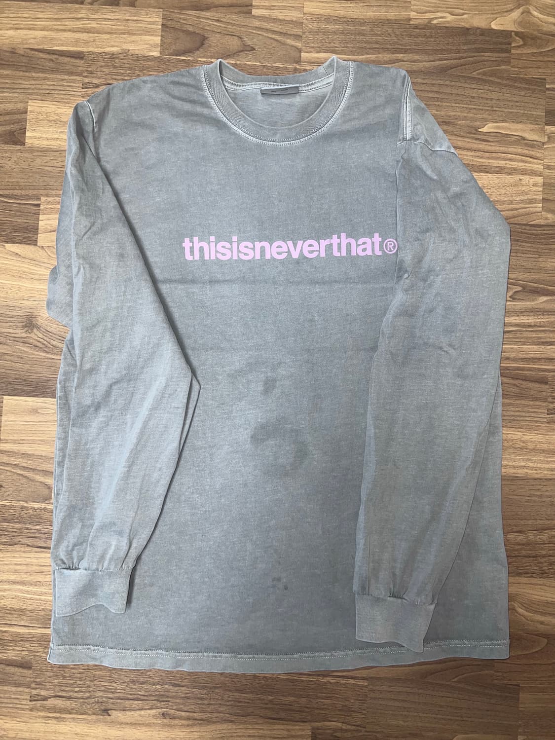 디스이즈네버댓 롱슬리브 다크그레이 L 상품이미지2