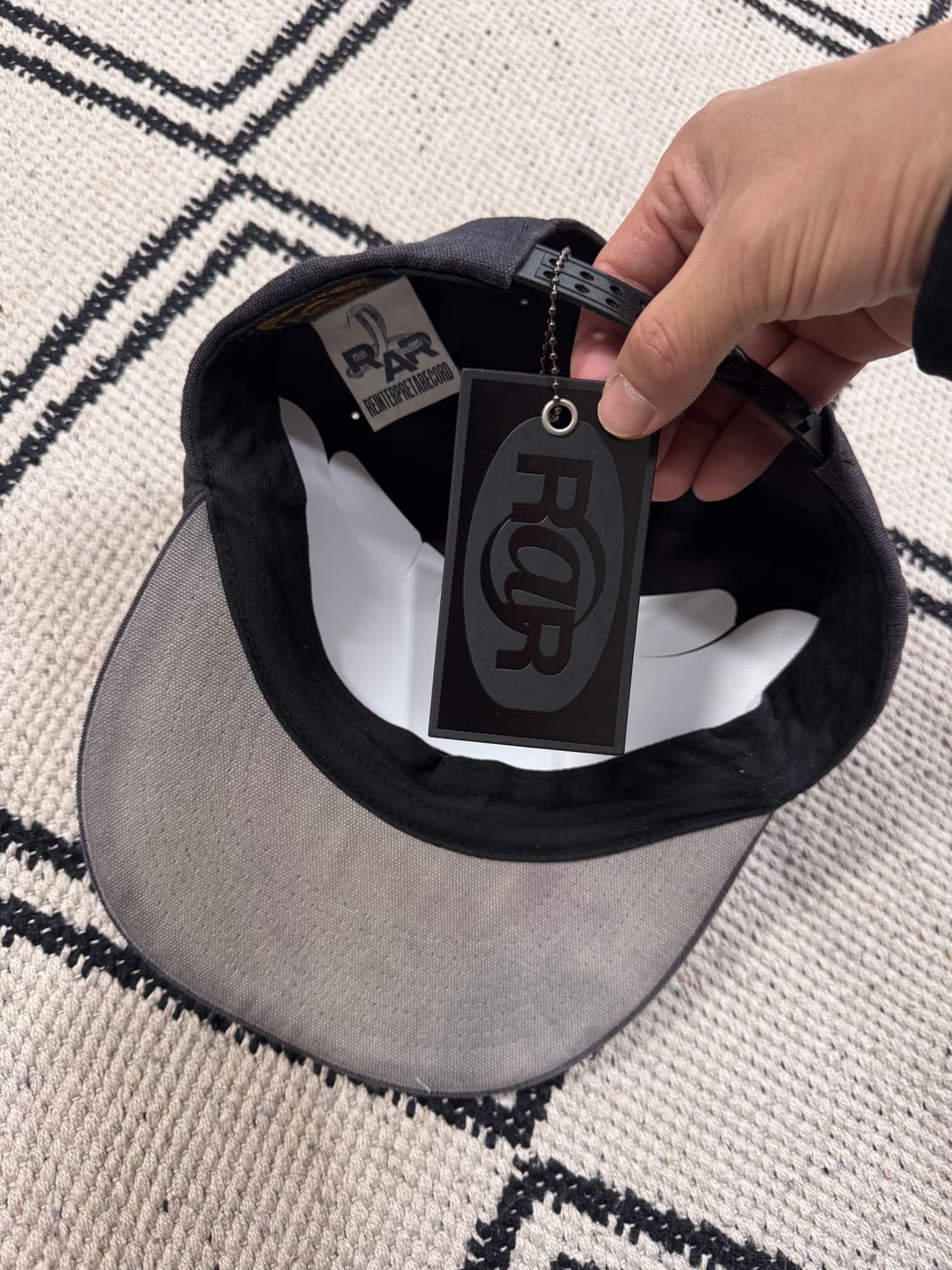 [새제품] RAR PRTL 페인티드 빈티지 트러커 캡_더스티블루 상품이미지5