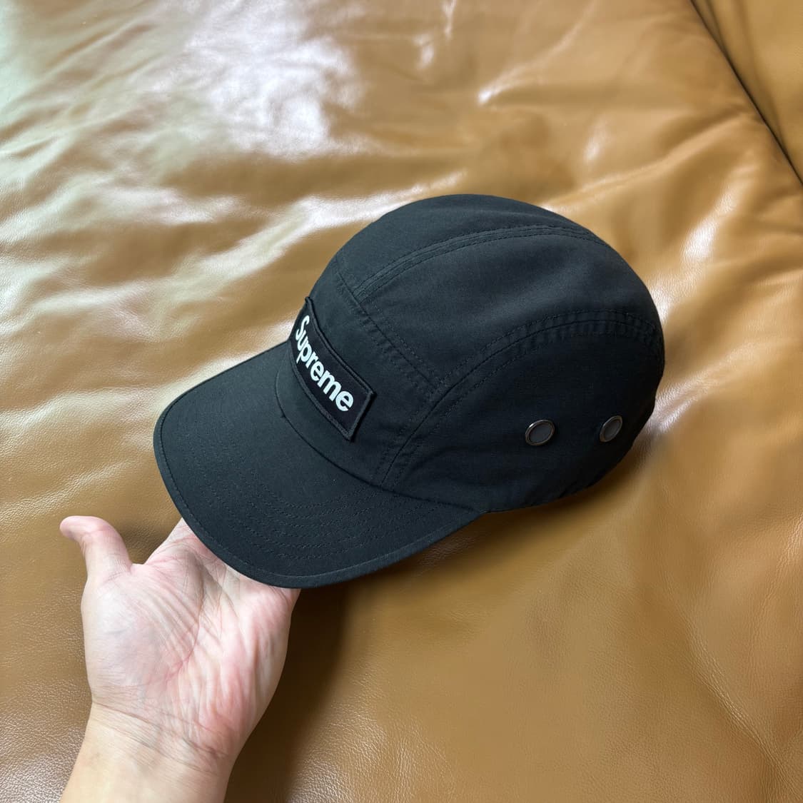 Supreme 슈프림 24ss 밀리터리 블랙 캠프캡 모자 (Black) 상품이미지4
