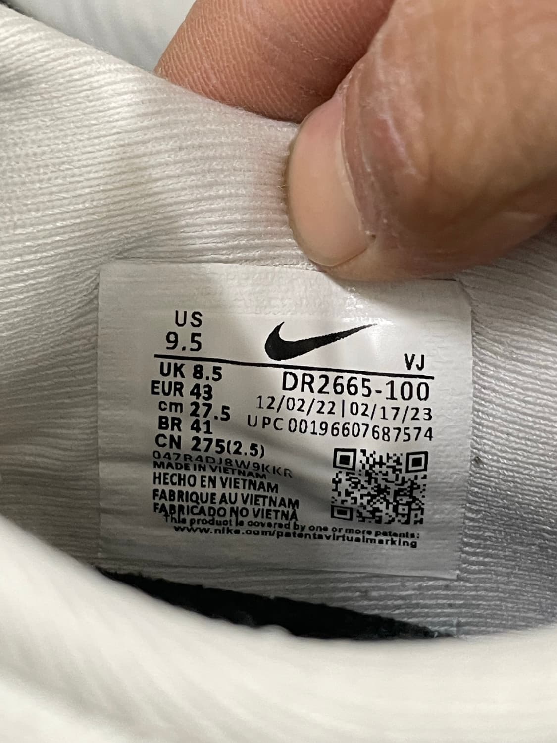 나이키 리액트X 인피니티 런 4 화이트 벨벳 브라운 275 상품이미지10