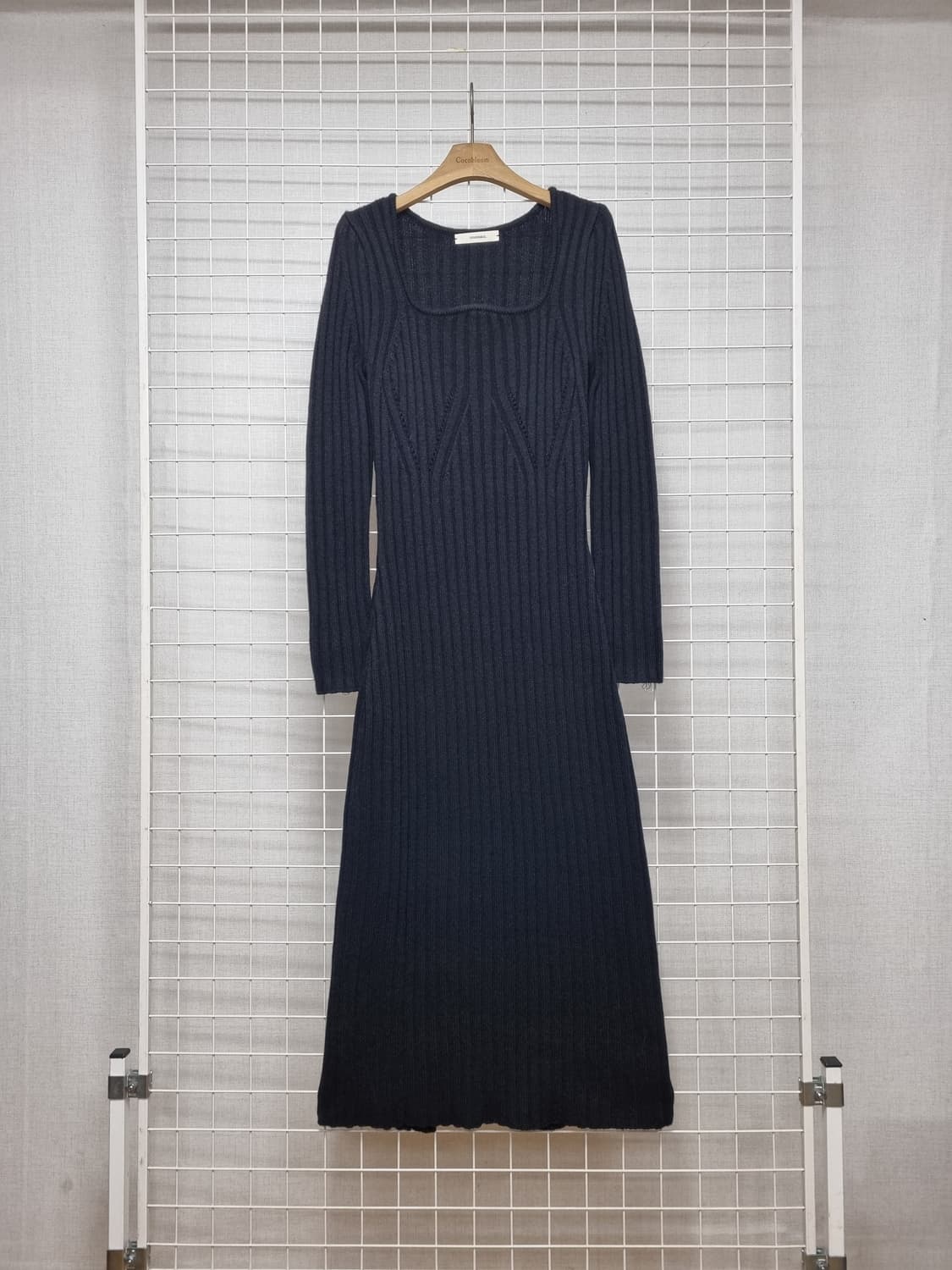 (택포) YOONSEUL 윤슬샵 스퀘어넥 니트원피스 상품이미지1