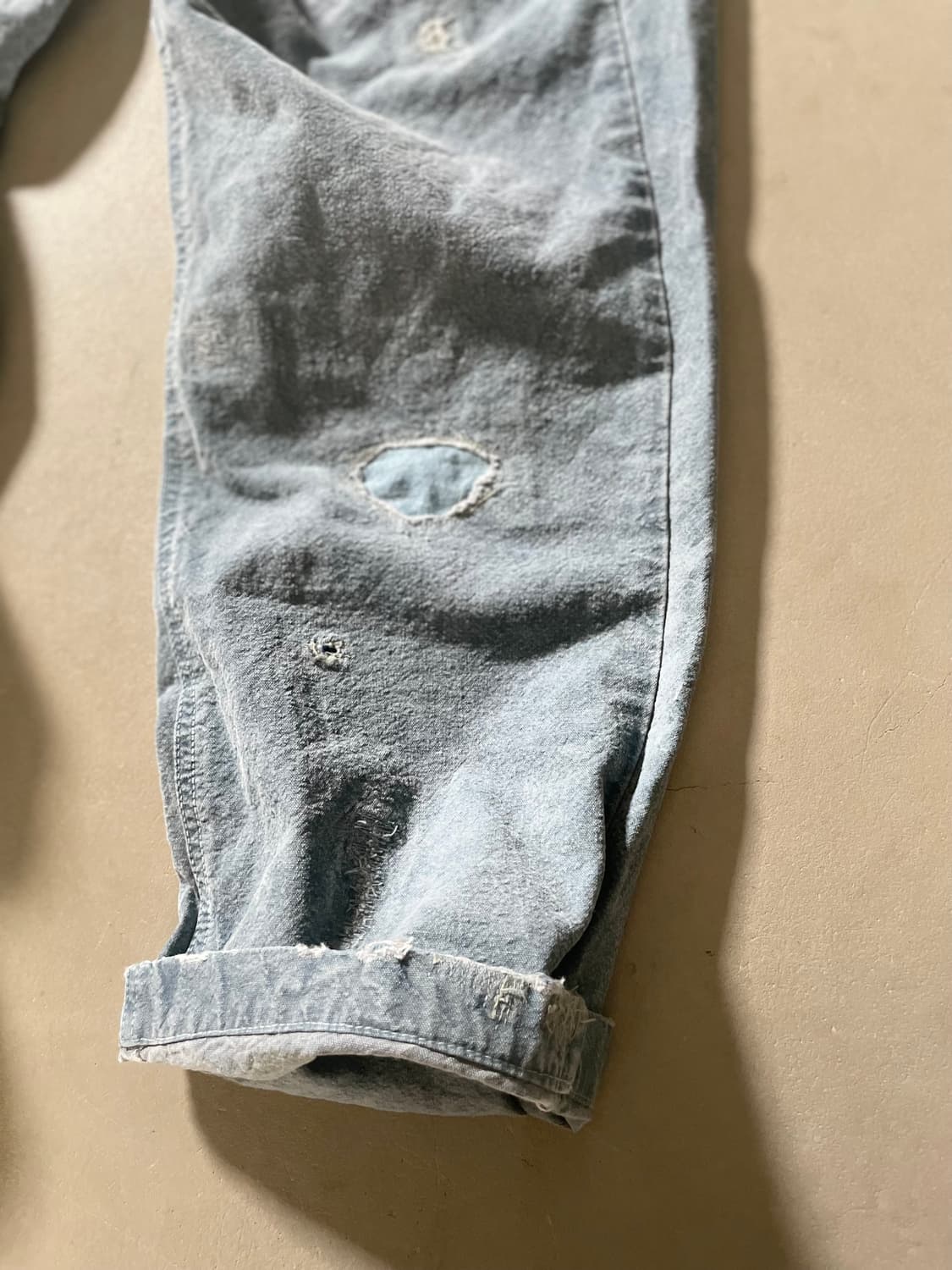 KZ Atelier Vintage Destroyed Work Pants 상품이미지3