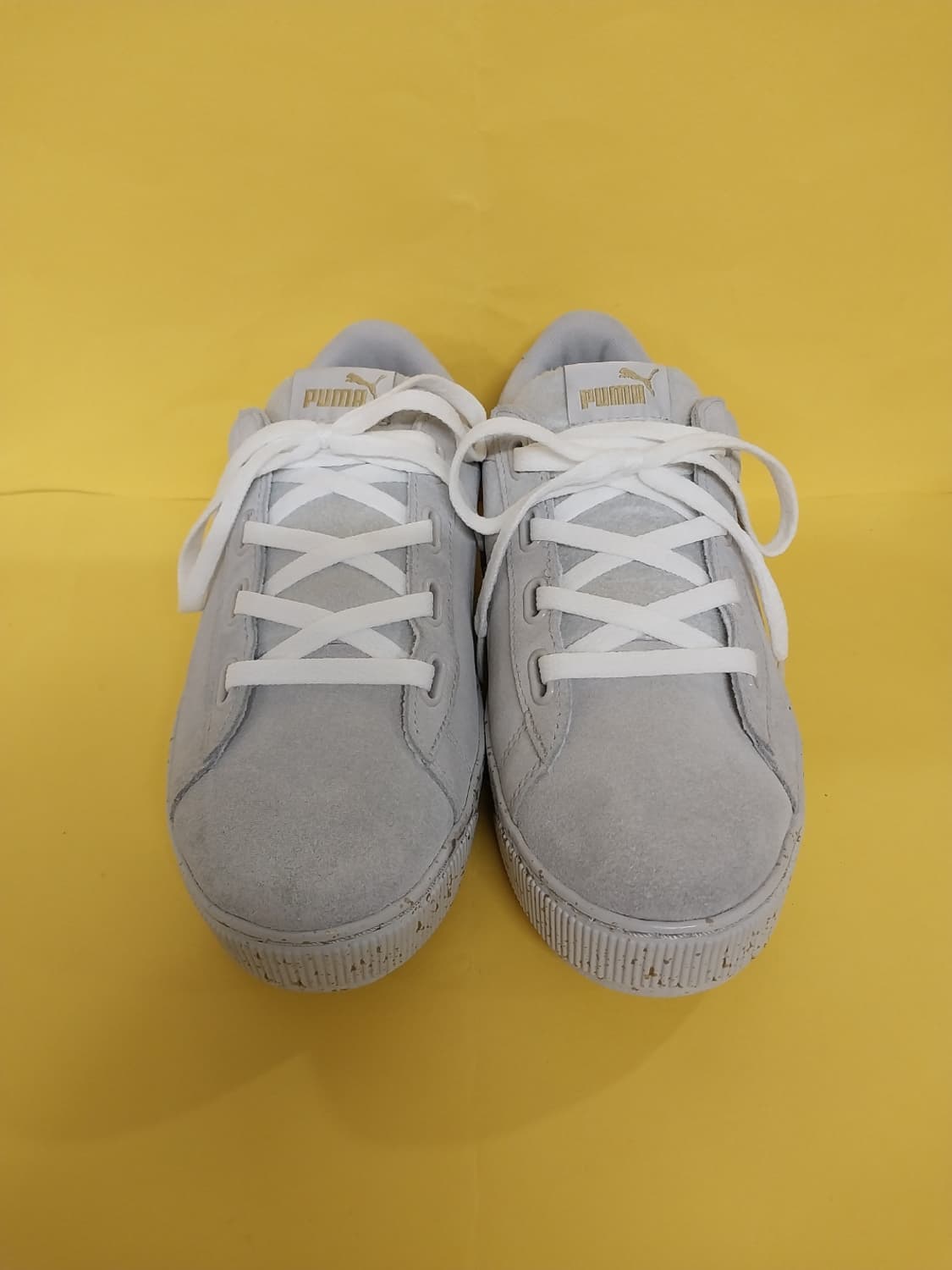 여성 푸마 스웨이드 플랫폼 스니커즈, 운동화 (255) 상품이미지2