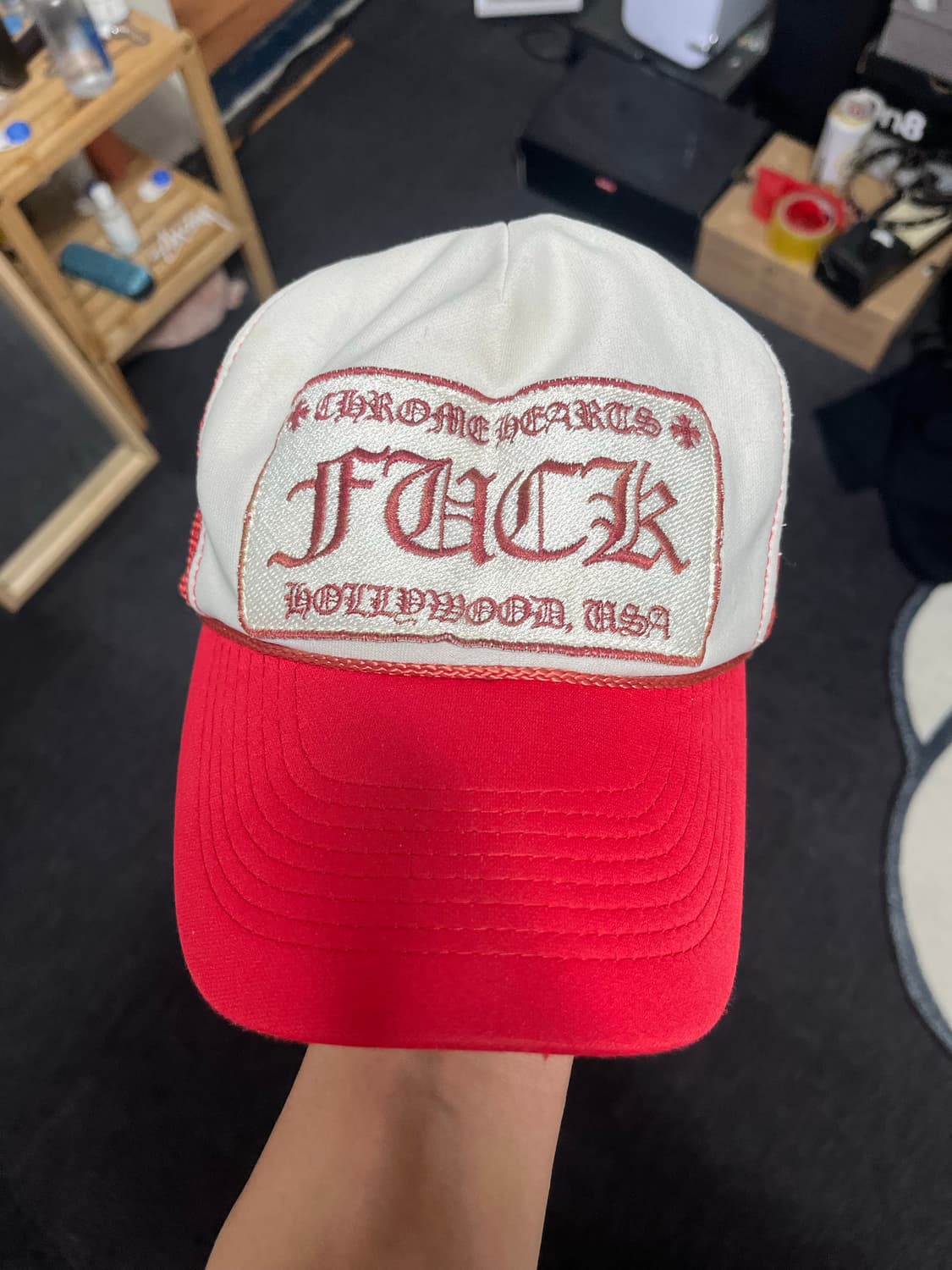 크롬하츠 otto 레드 캡 상품이미지1