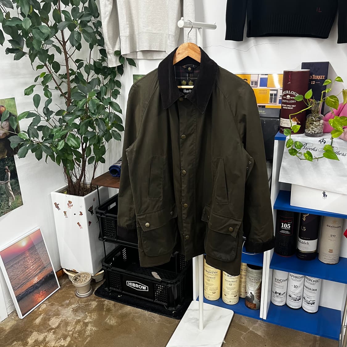 바버 애쉬비 왁스자켓 L 상품이미지1