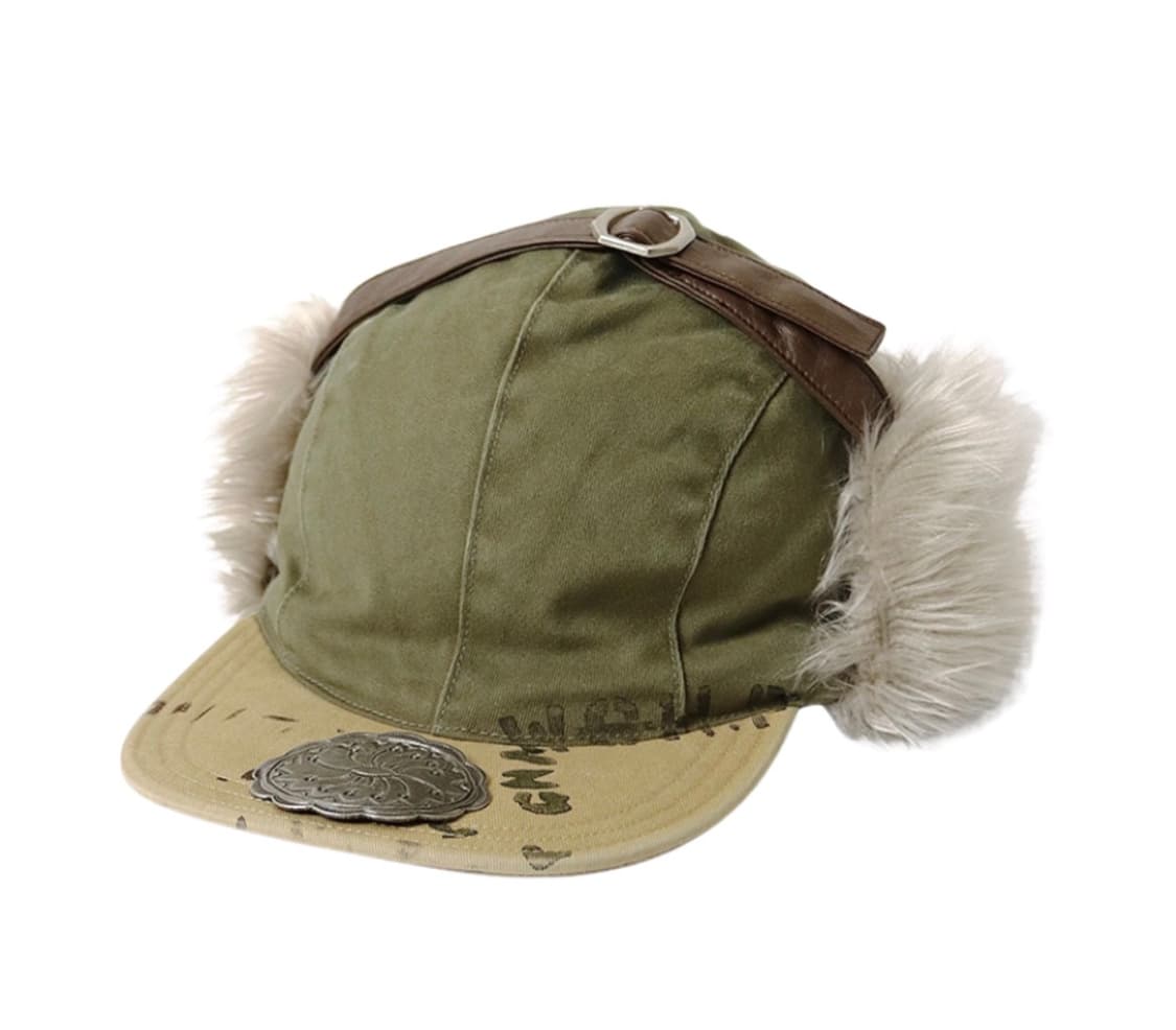 캐피탈 무라치노 브림필드 헌터 캡 카키 상품이미지1