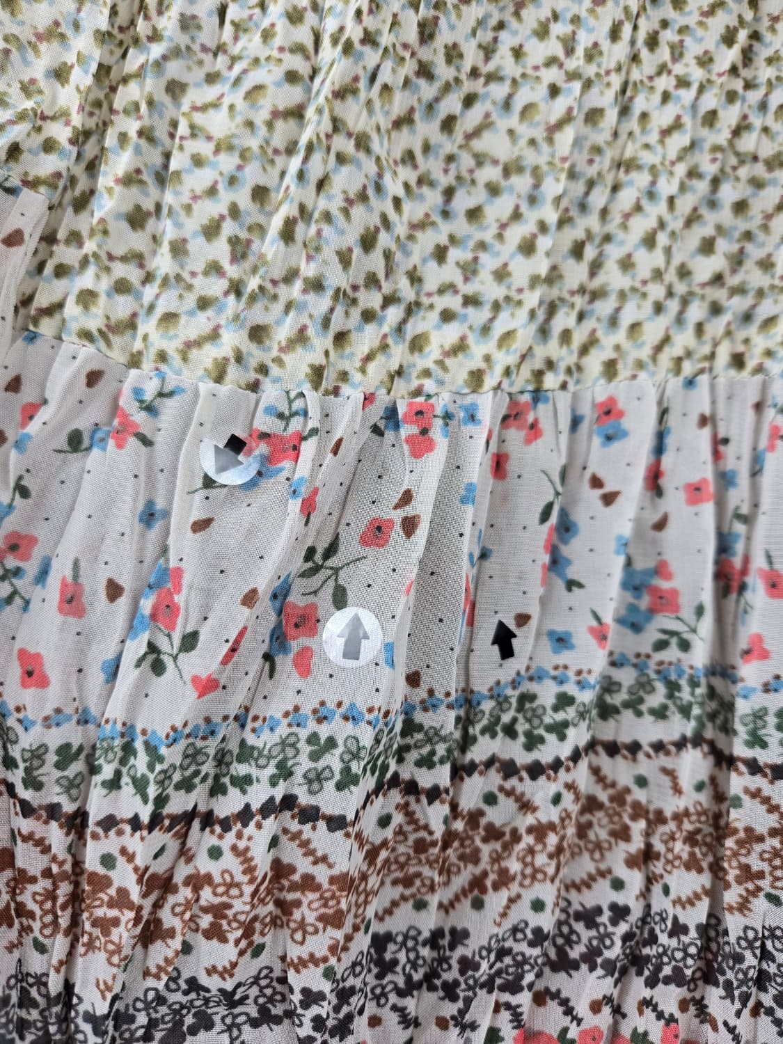 [무료배송]써스데이아일랜드 M 여성 보헤미안 레이어드 원피스 상품이미지4